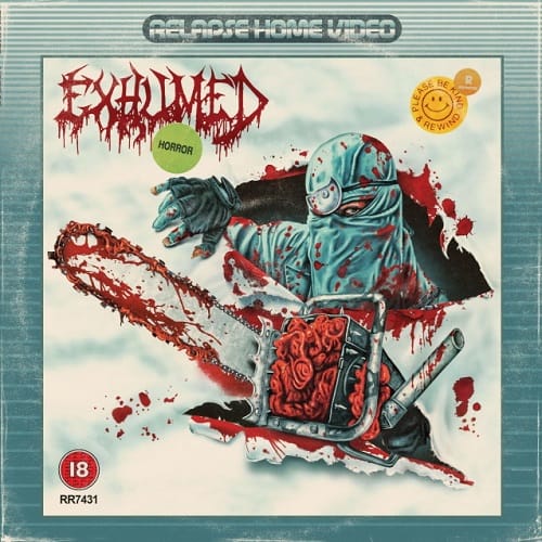 Das Artwork des Exhumed-Albums "Horror"
