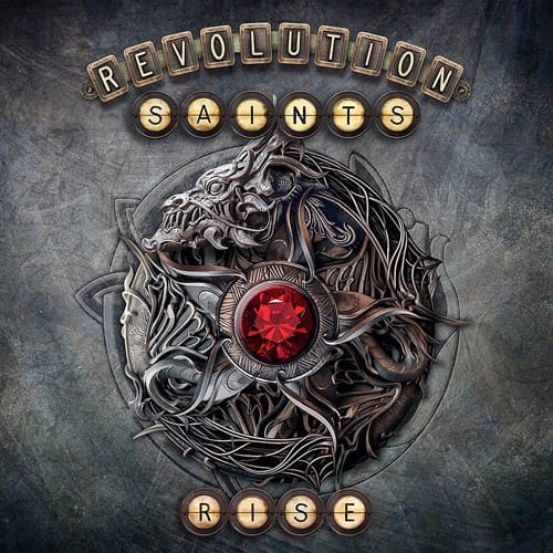 Das Cover des Revolution-Saints-Albums "Rise"