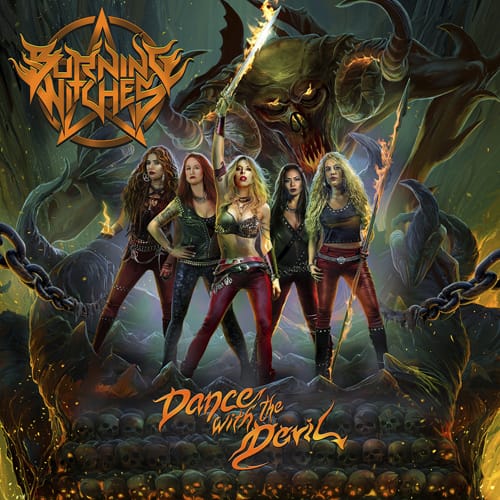 Das Cover von "Dance With The Devil" von Burning Witches