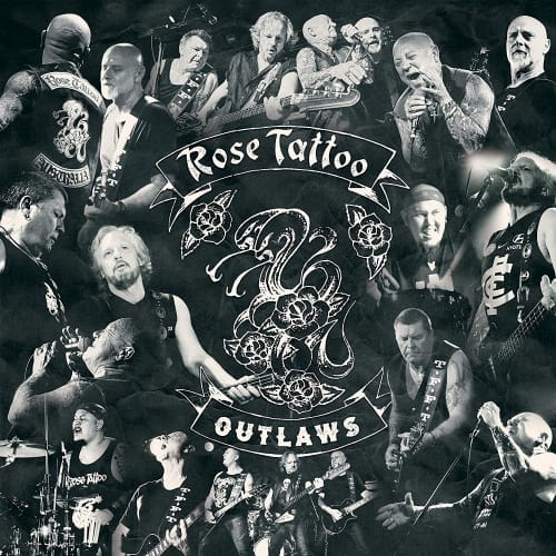 Das Cover von "Outlaws" von Rose Tattoo