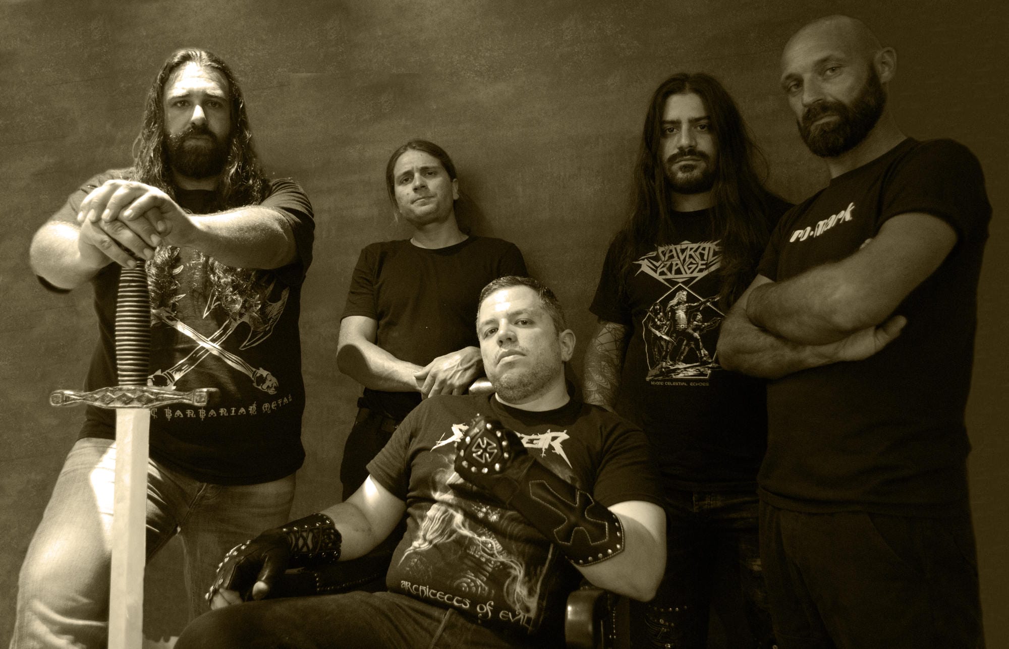 Ein Foto der Heavy-Metal-Band Solitary Sabred