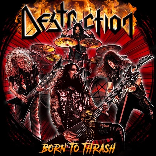 Das Cover von "Born To Thrash" von Destruction