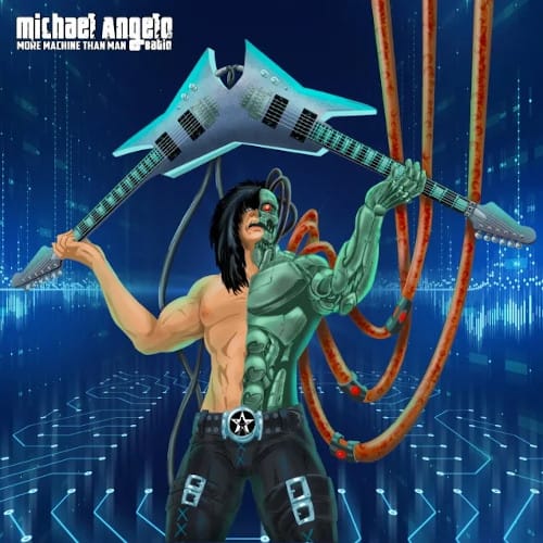 Das Cover von "More Machine Than Man" von Michael Angelo Batio