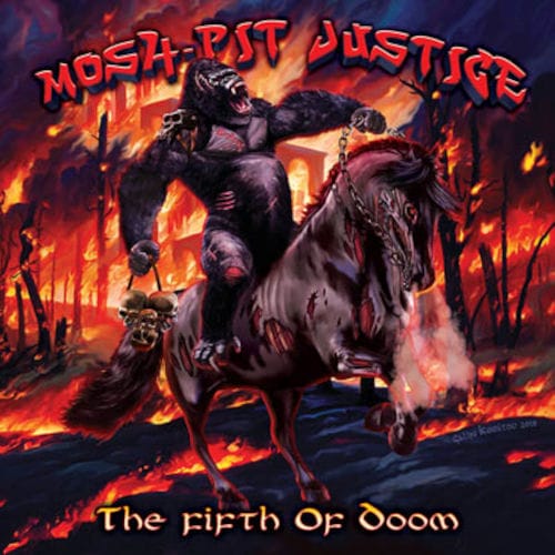 Das Cover von "The Fifth Of Doom" von Mosh-Pit Justice