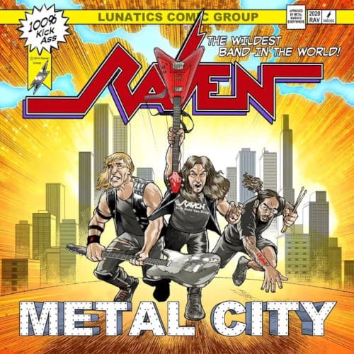 Das Cover von "Metal City" von Raven