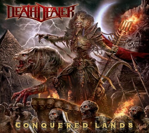 Das Cover von "Conquered Lands" von Death Dealer
