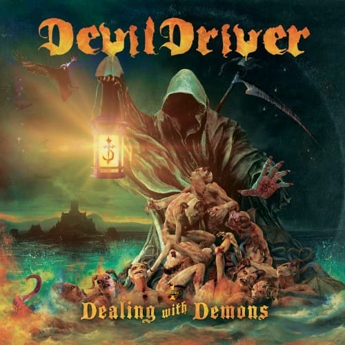 Das Cover von "Dealing With Demons I" von Devildriver