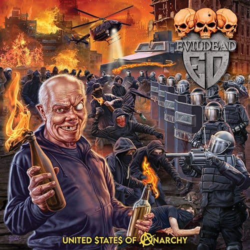 Das Cover von "United States Of Anarchy" von Evildead