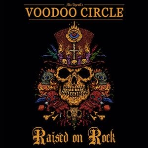 Das Cover von "Raised On Rock" von Voodoo Circle