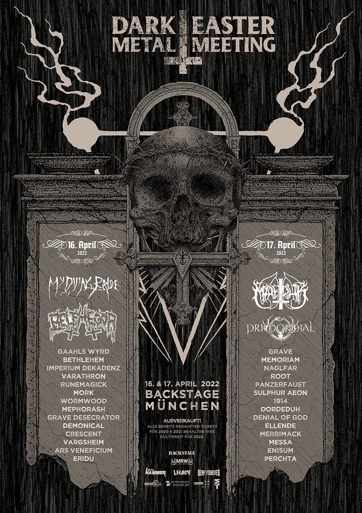 Plakat des Dark Easter Metal Meeting 2022