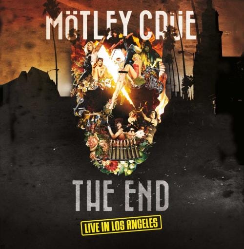 Das Cover von "The End - Live In Los Angeles" von Mötley Crüe