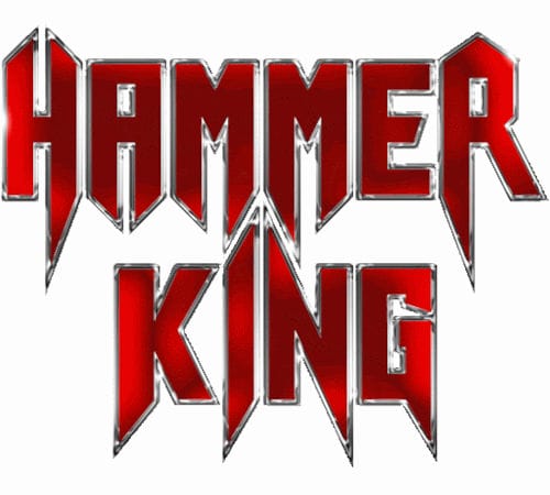 Das Logo der deutschen Power-Metal-Band Hammer King