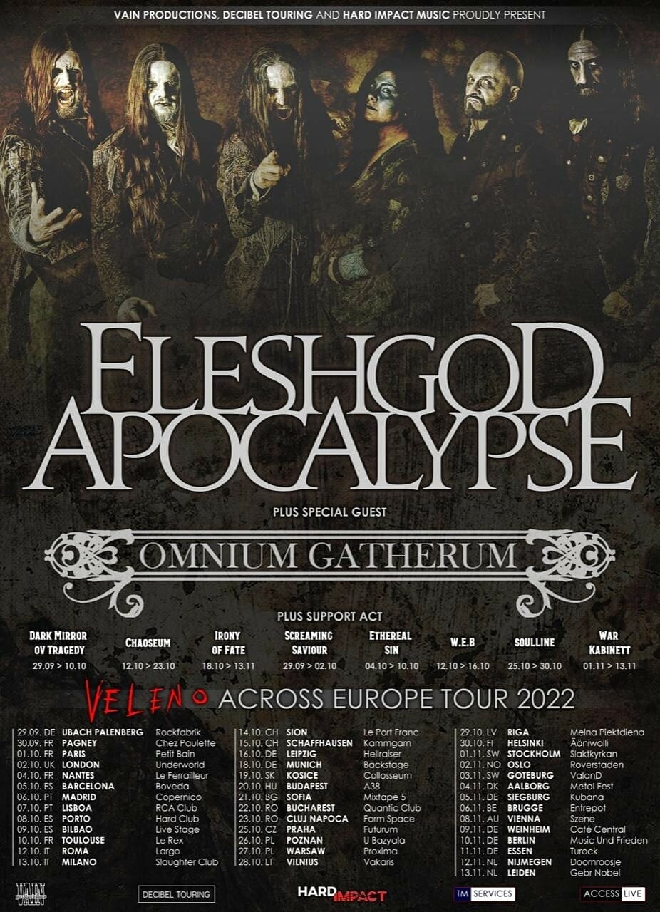 Fleshgod Apocalypse Tour 2022