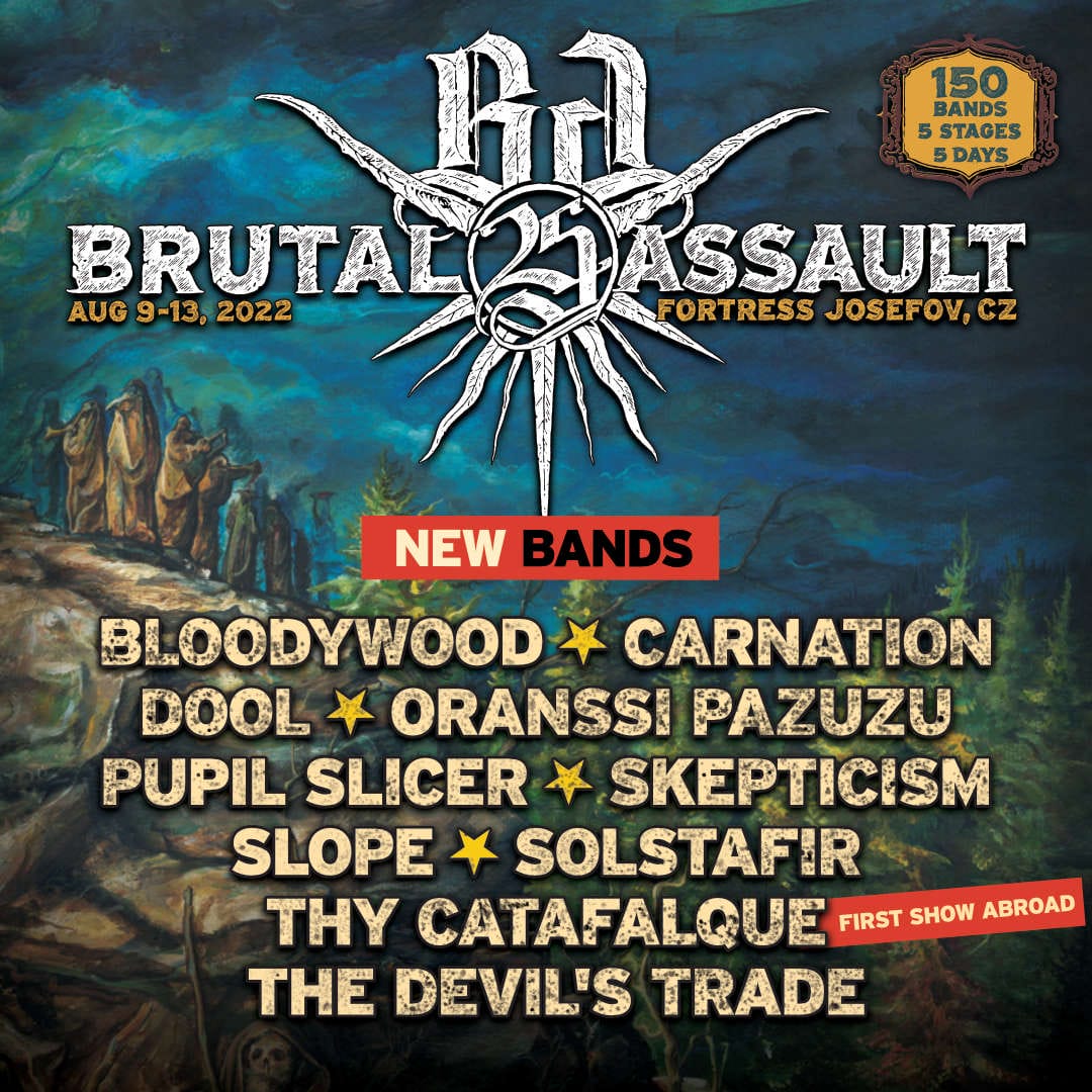 Brutal Assault Bands Update 16.2.22