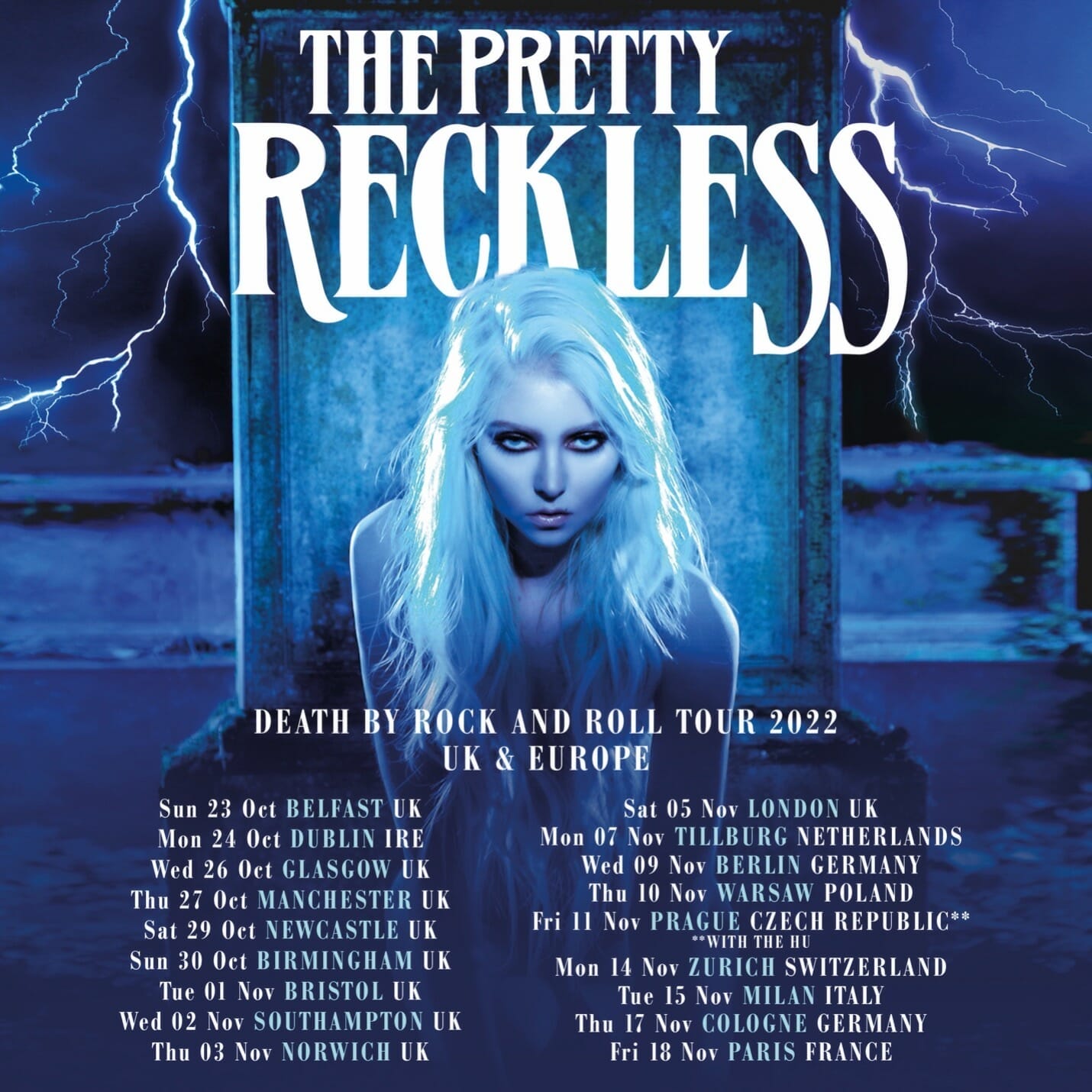 The Pretty Reckless: Europatour 2022