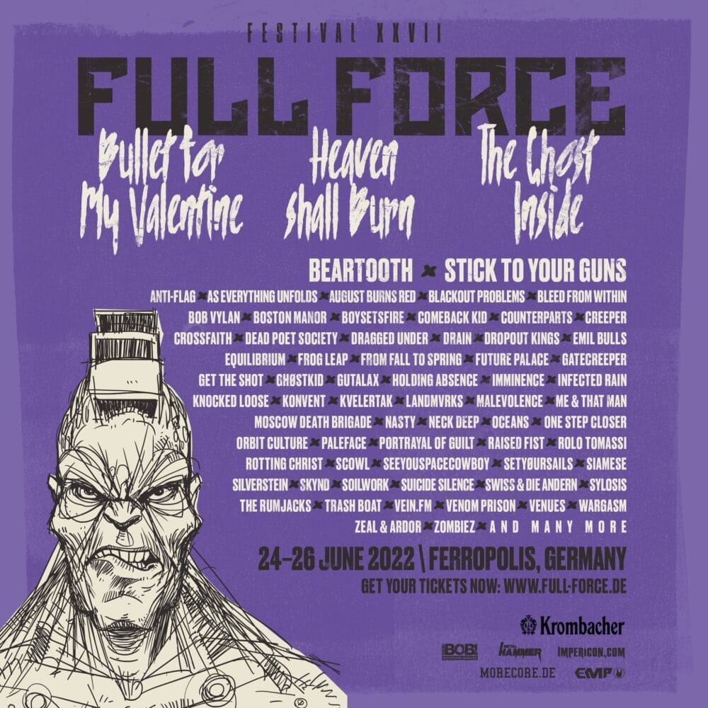 Full Force Line Up Stand April