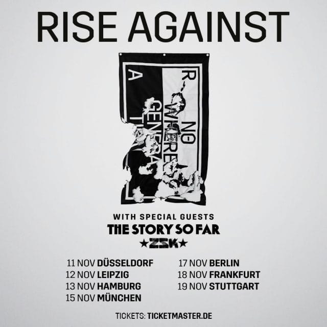 Rise Against: Toursupport für Deutschland steht fest - News - Metal1.info