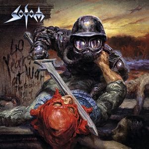 Cover-Artwork des Albums 40 Years At War The Greatest Hell Of Sodom der Band Sodom
