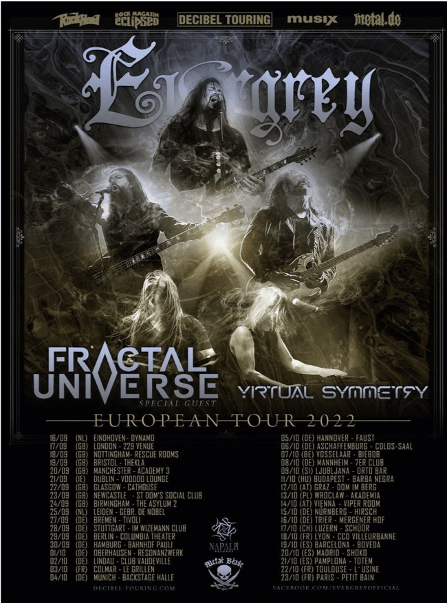 Evergrey Neues Musikvideo und Start der Europatournee