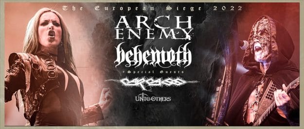 Arch Enemy, Behemoth /w Carcass, Unto Others
