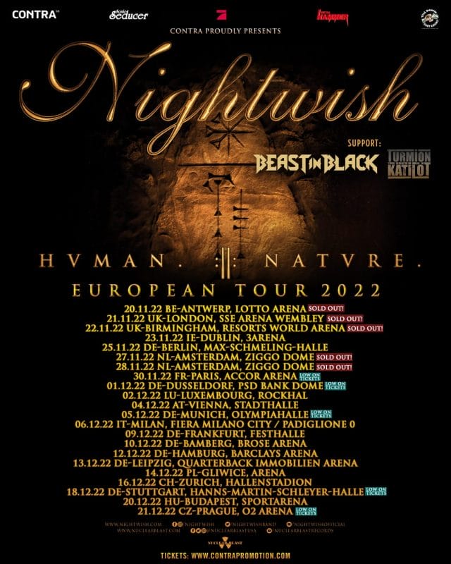 Nightwish - Human Nature Tour 2022 Tickets