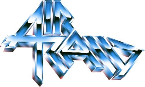 Das Logo der schwedischen Heavy-Metal-Band Air Raid.