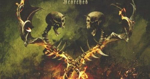 Albumcover von Overkill zu "Scorched".