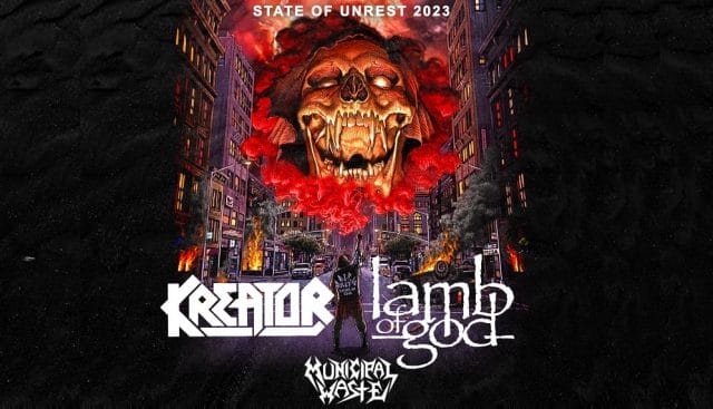 Kreator Lamb Of God State Of Unrest 2023 Tour