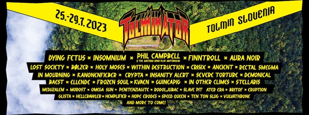 Tolminator Metal Fest 2023 Banner