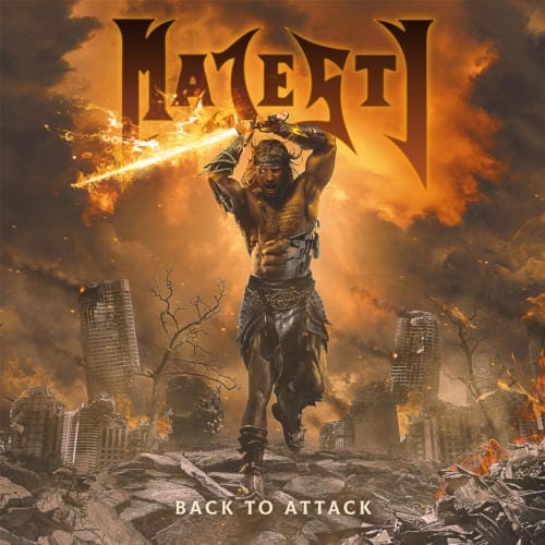 Das Cover von "Back To Attack" von Majesty.