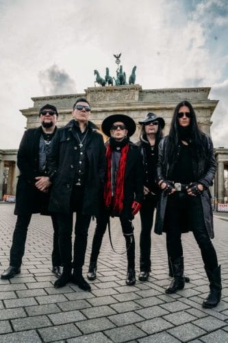 Ein Foto der Rockband The 69 Eyes in Berlin