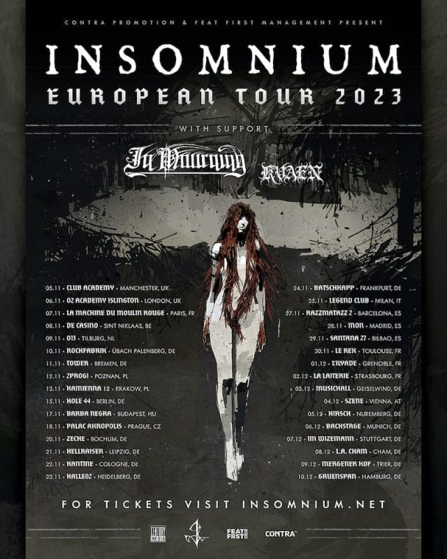 Insomnium Tour 2023 Banner