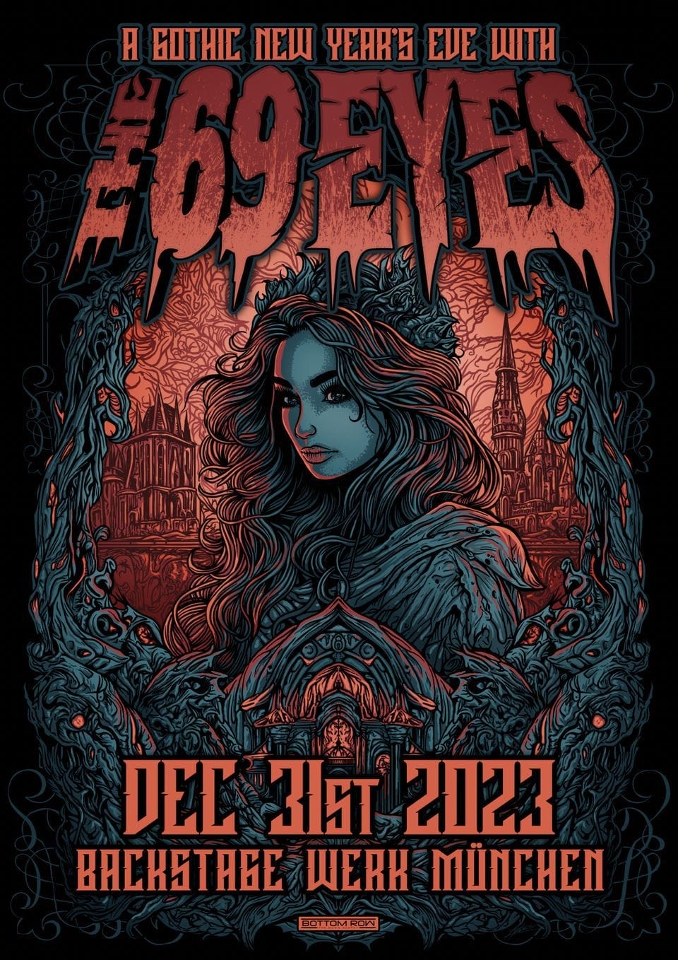 Das Poster für "A Gothic New Year's Eve" von The 69 Eyes