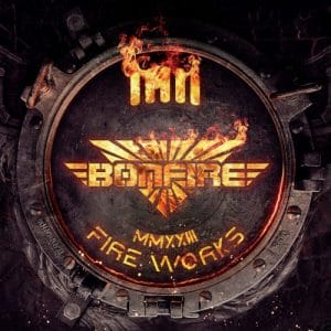 Das Cover von "Fireworks MMXXIII" von Bonfire