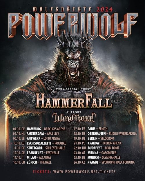 Powerwolf Tour 2024