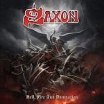 Das Cover von "Hell, Fire And Damnation" von Saxon