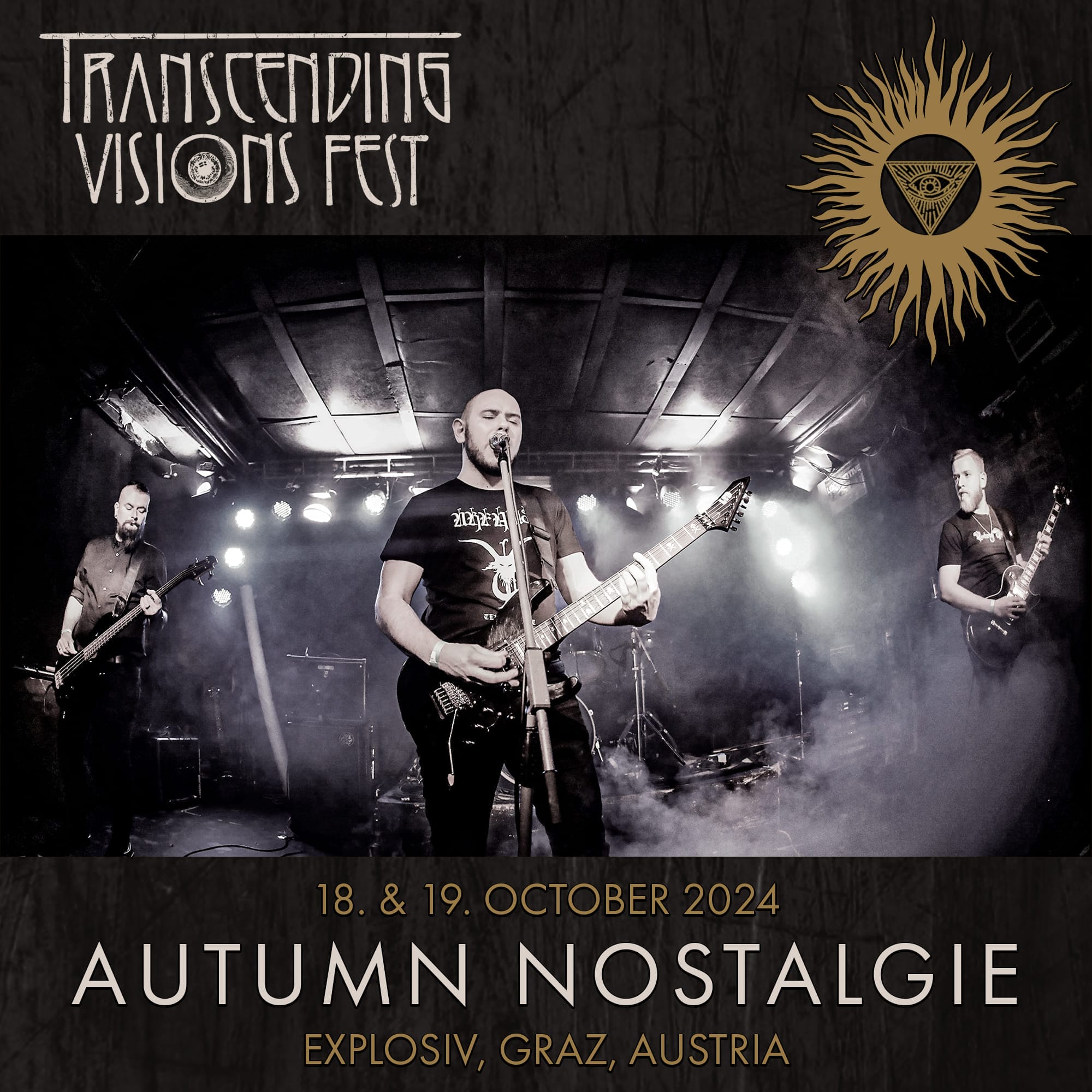 Die Ankündigung von  Autumn Nostalgie am Transcending Visions Fest
