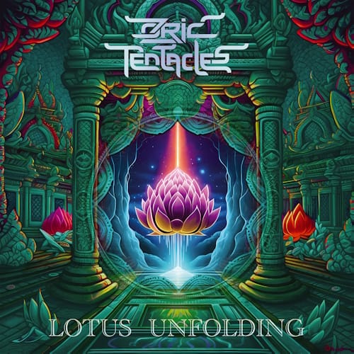 Cover Artwork des Albums „Lotus Unfolding“ der Band Ozric Tentacles
