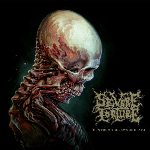 cover artwork des albums torn from the jaws of death der band severe torture