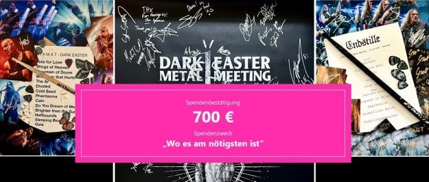<b>Metal1.info-Tombola: 700€-Spende an UNICEF</b>