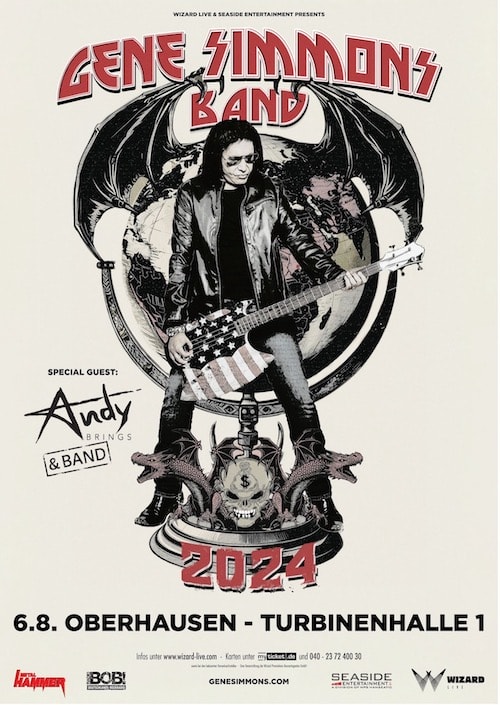 Gene Simmons Band Flyer 2024