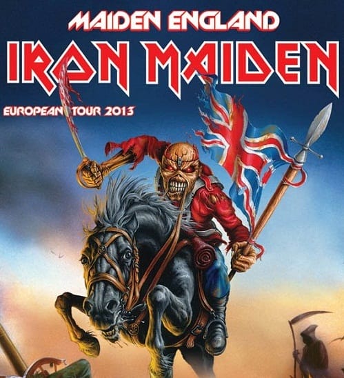 iron maiden - maiden england flyer