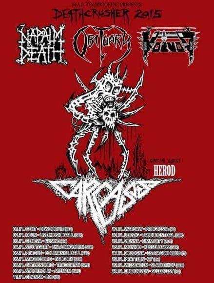 Deathcrusher Tour 2015