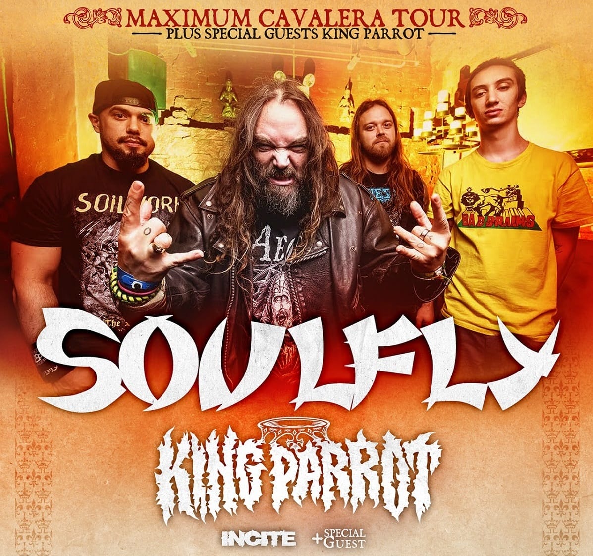 Soulfly king parrot 2016 tour