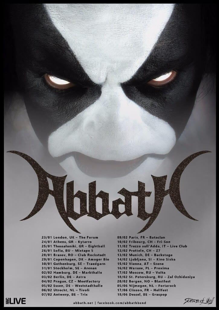 Abbath Behemoth Tour