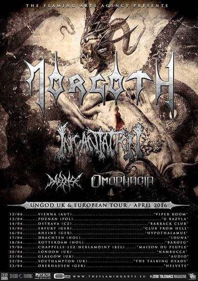 morgoth incantation tour 2016